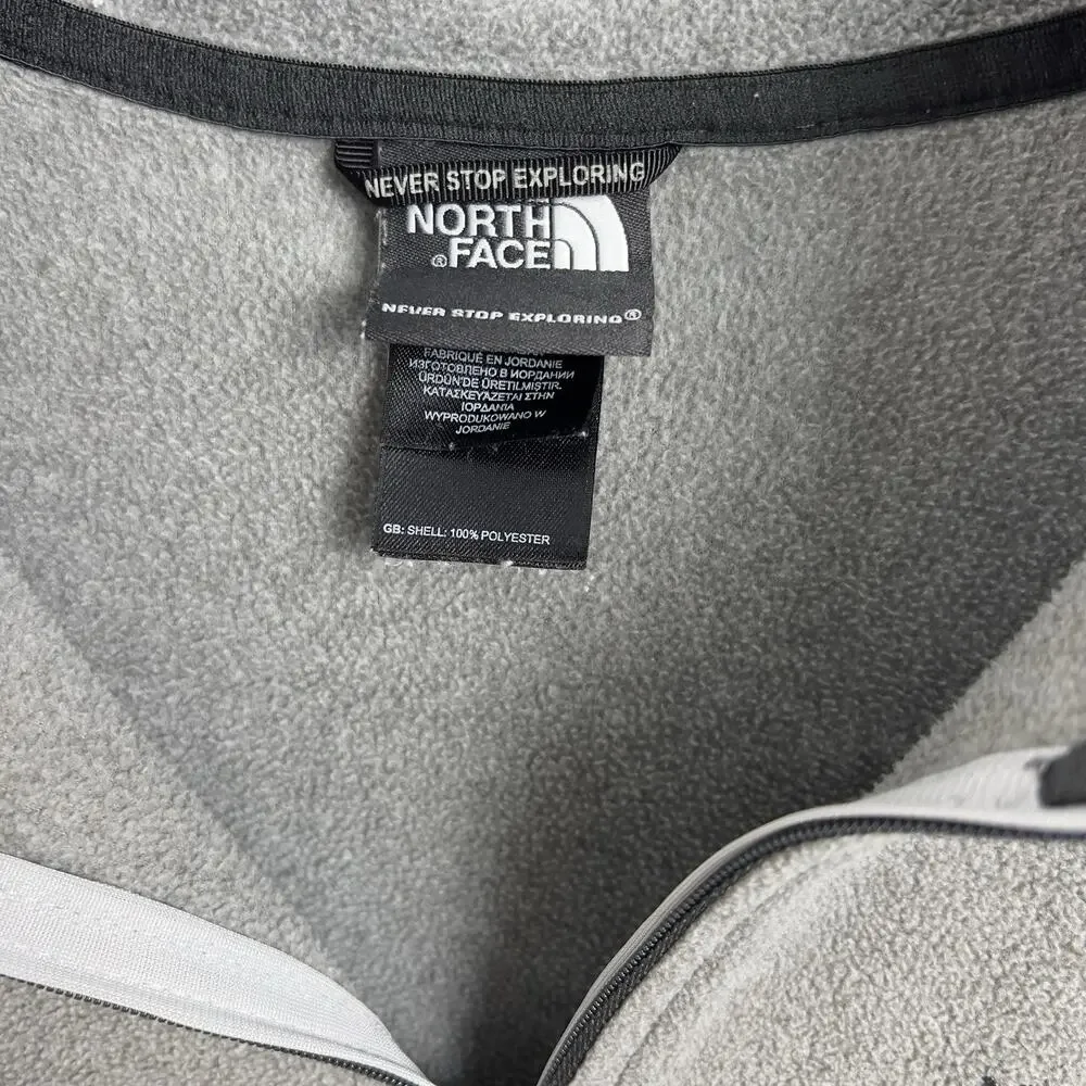 The North Face Fleece 1/4 Zip Grey Men’s Size Large Pullover